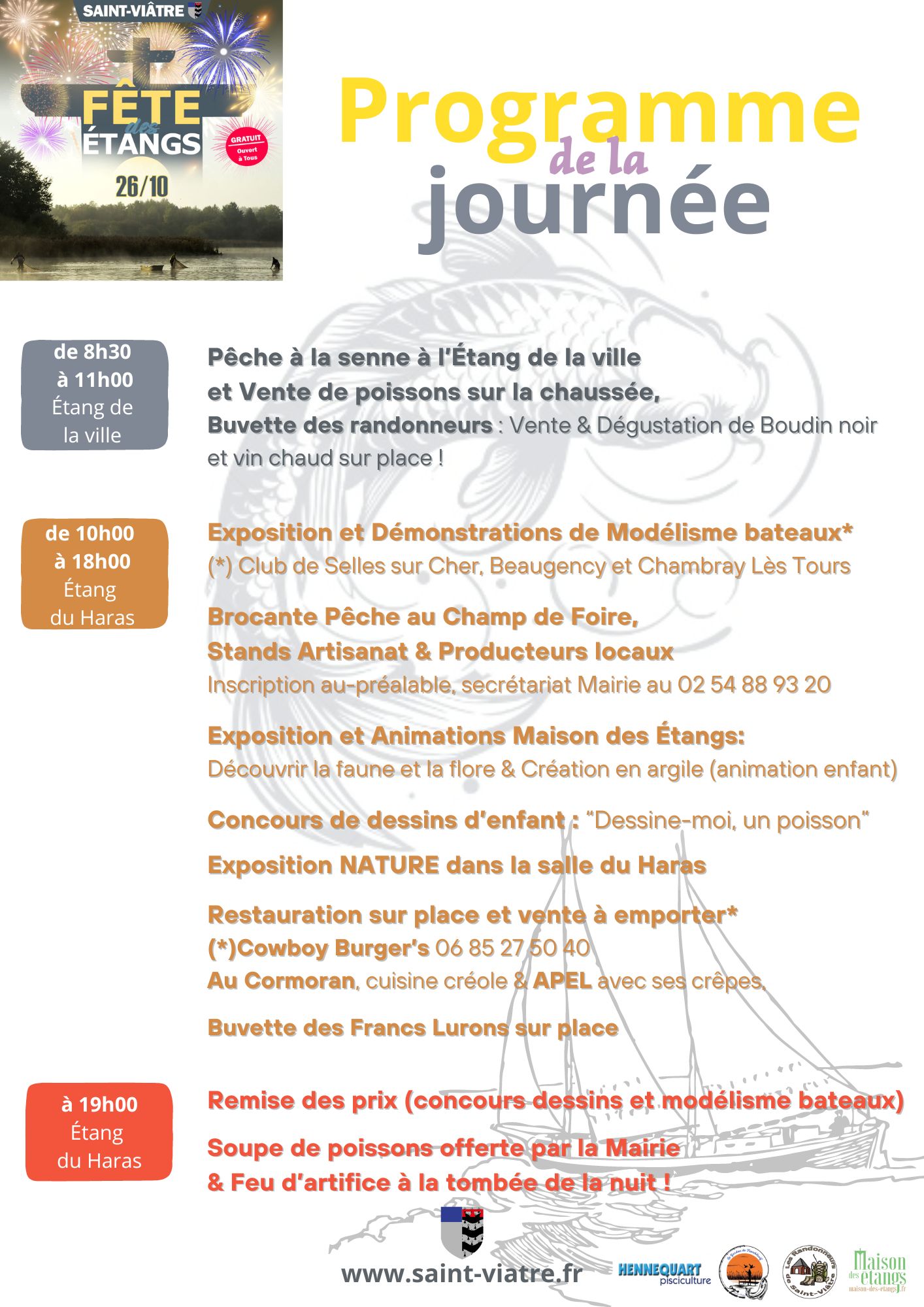 Programme Fête des Etangs