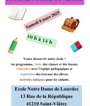 Portes Ouvertes – Ecole Notre Dame de Lourdes